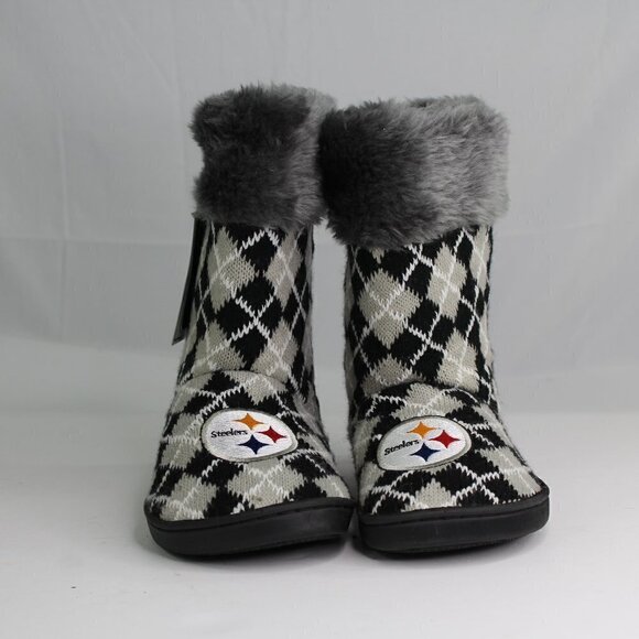 Pittsburgh Steelers Bootie Slippers Women Size Small (5-6) - Picture 3 of 9